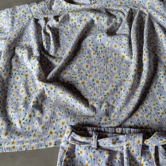 Zara Kids | TEXTURED FLORAL SKORT | 13-14 years - Picture 13 of 15